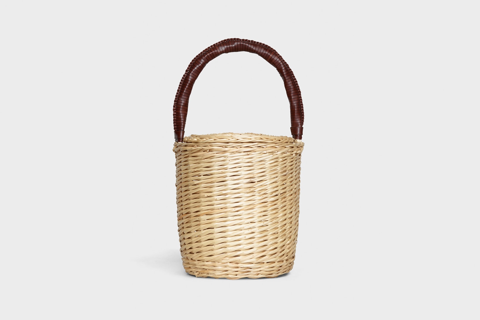 Celine Hedi Slimane Summer 2019 Basket Collection Bucket Bag Tan Brown