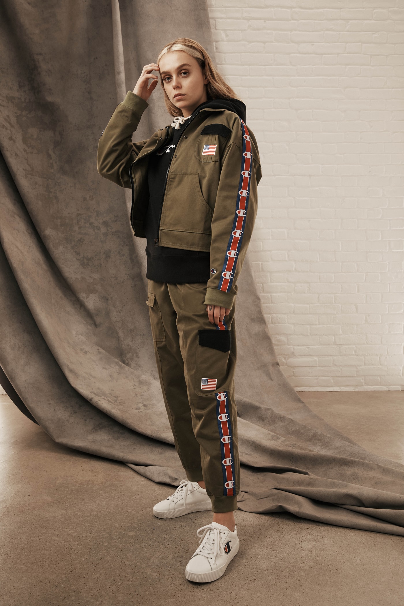 Champion Reverse Weave Fall Winter 2019 Collection Sweatsuit Green