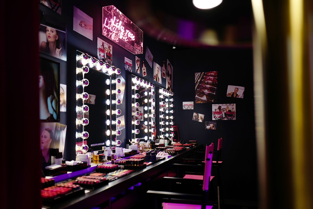 Chanel Beauty Coco Flash Club Pop Up Hong Kong Madamoiselle's Dressing Room