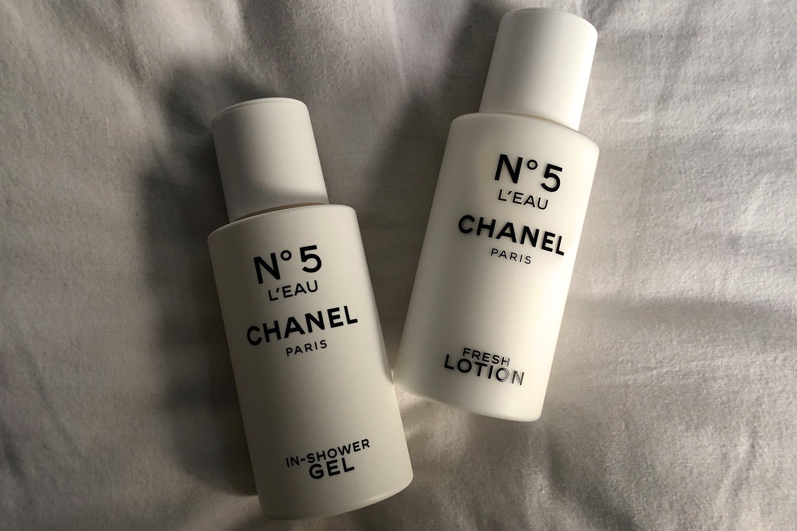 Chanel N°5 L'Eau In Shower Gel Fresh Body Lotion Travel Skincare Bath Products