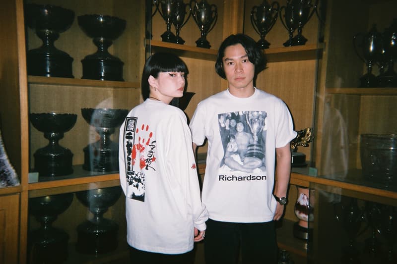 Chiyonofuji Mitsugu x Richardson Capsule Collection Kozue Akimoto Long Sleeve Shirt Tee White
