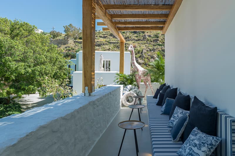 Dior Opens "Dioriviera" Mykonos Pop-Up Store Shop Collection Maria Grazia Chiuri Kim Jones Collection Fashion Greece