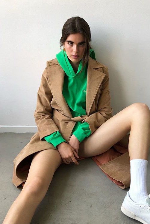 Emily Oberg Sporty & Rich Hoodie Green