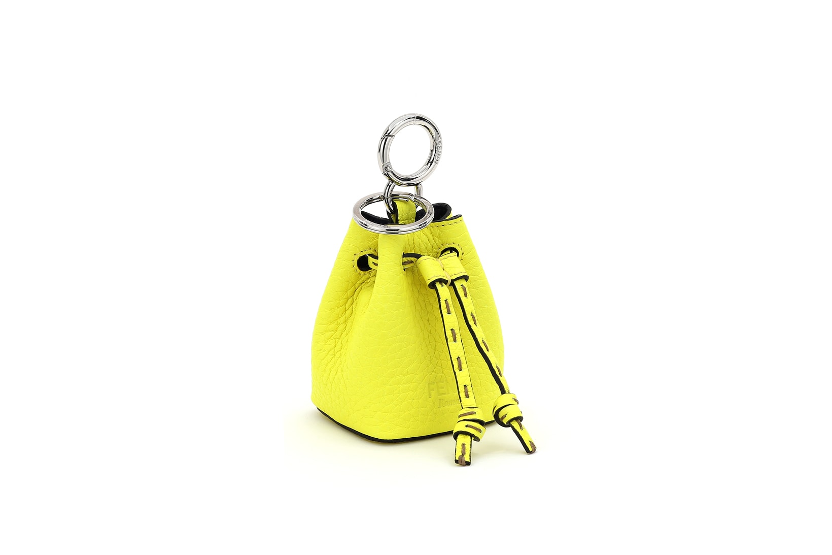 Fendi Roma Amour Capsule Collection Mini Keychain Yellow