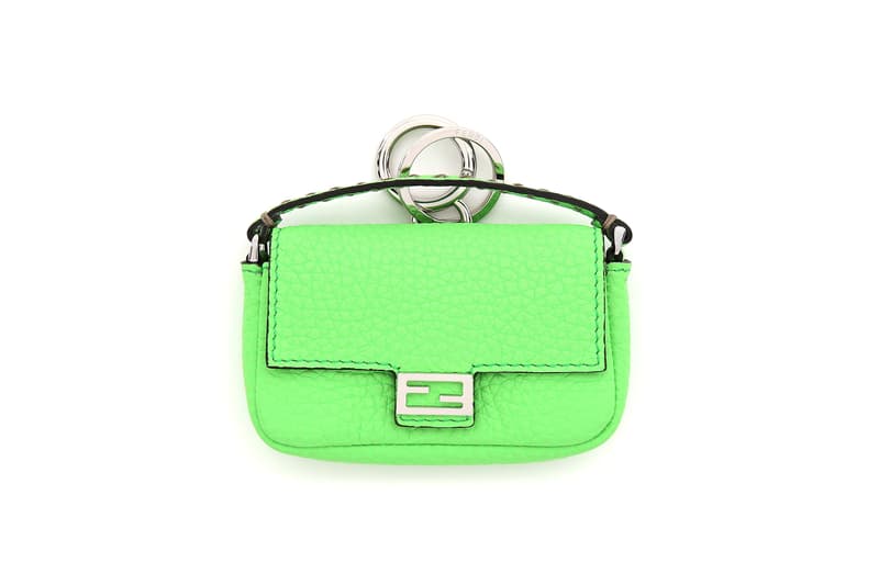 Fendi Roma Amour Capsule Collection Mini Baguette Green