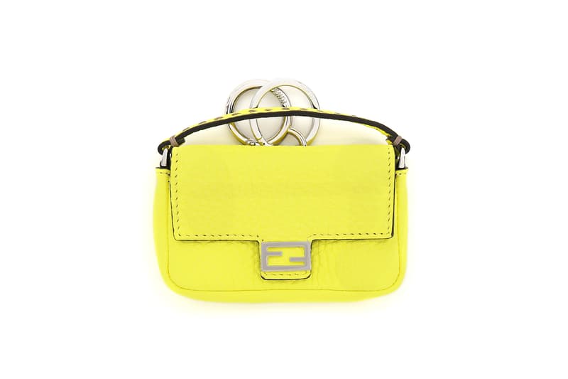 Fendi Roma Amour Capsule Collection Mini Baguette Yellow