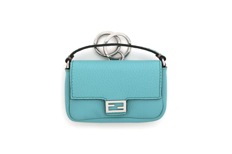 Fendi Roma Amour Capsule Collection Mini Baguette Blue