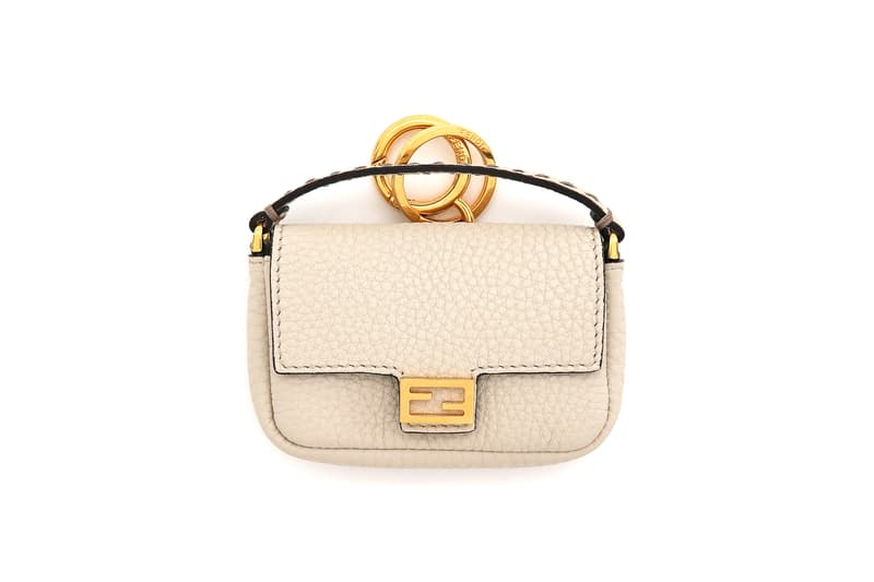 Fendi Roma Amour Capsule Collection Mini Baguette Cream