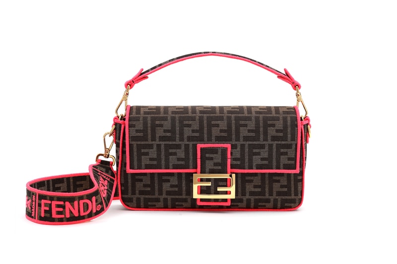 Fendi Roma Amour Capsule Collection Baguette Brown Pink