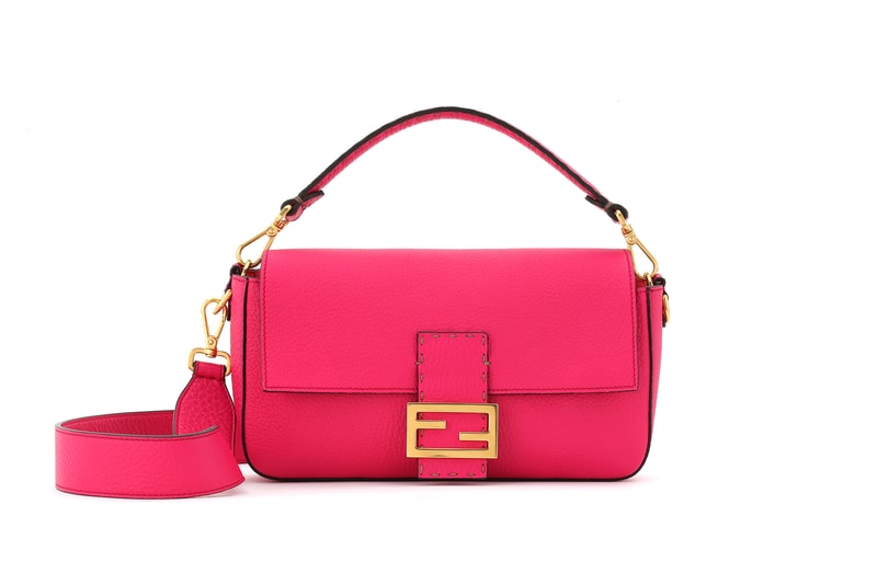 Fendi Roma Amour Capsule Collection Baguette Pink