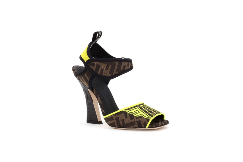 Fendi Roma Amour Capsule Collection Sandal Brown Yellow