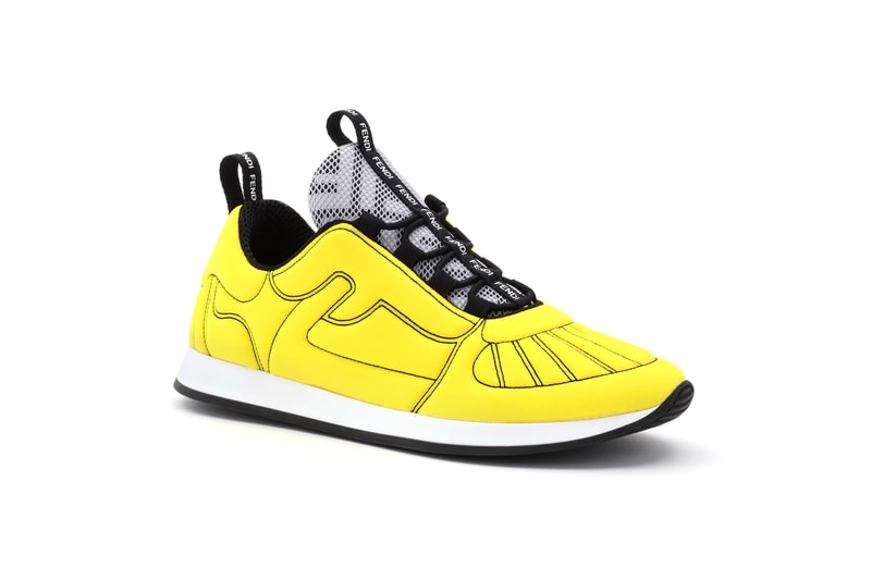 Fendi Roma Amour Capsule Collection Sneaker Yellow Black