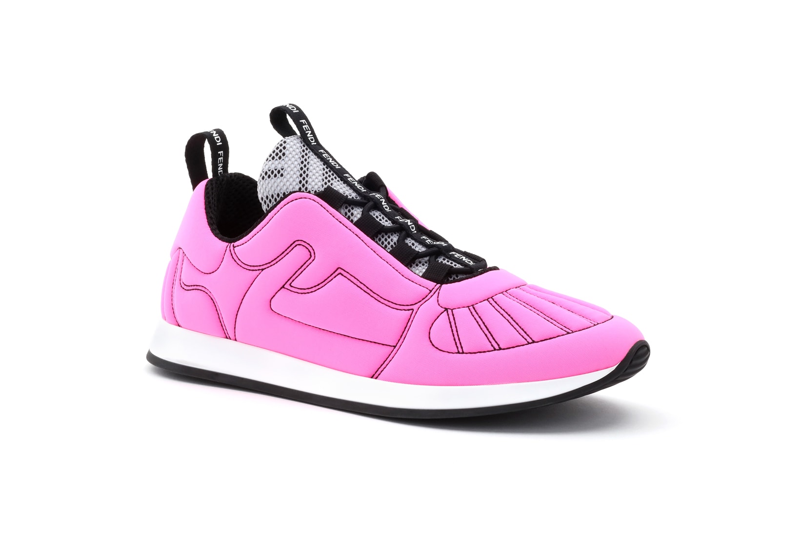 Fendi Roma Amour Capsule Collection Sneaker Pink Black