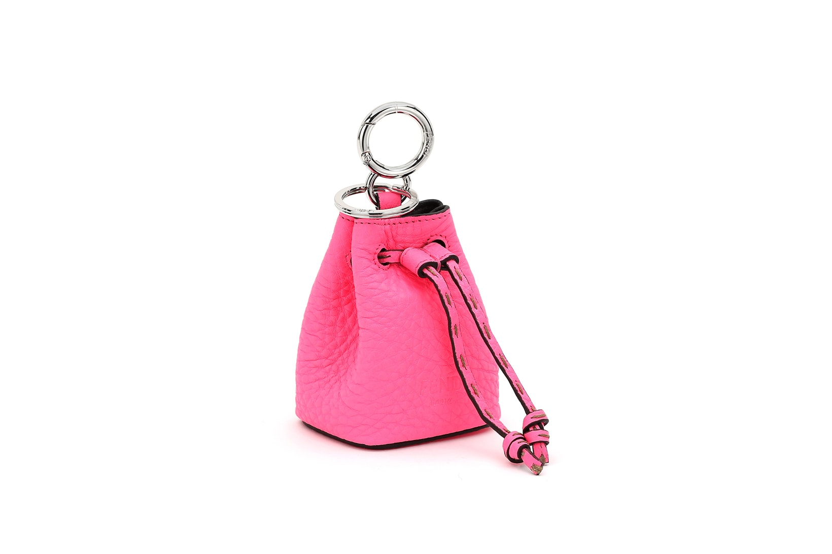 Fendi Roma Amour Capsule Collection Mini Keychain Pink