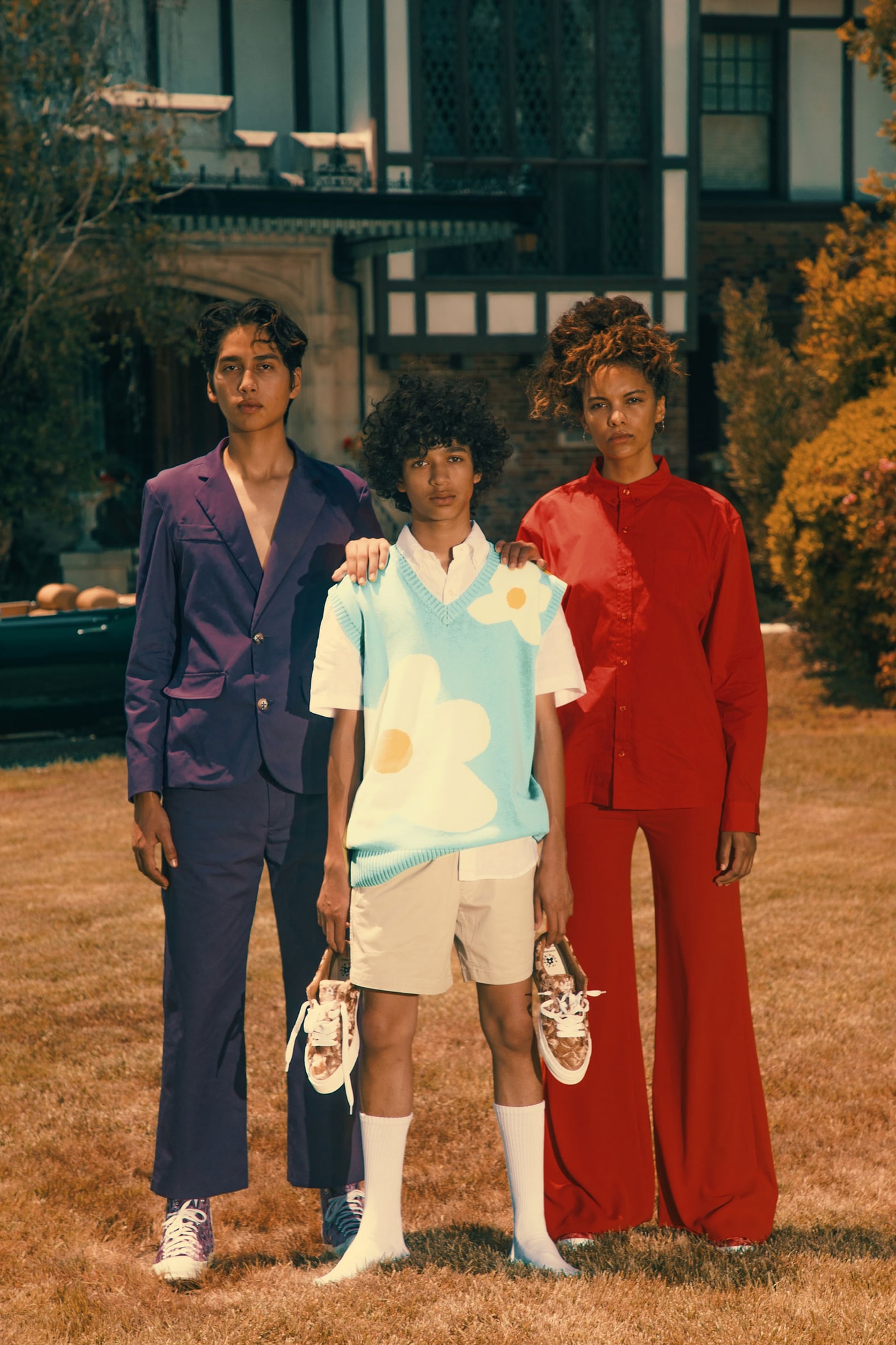 Tyler the Creator' GOLF le FLEUR* Converse Quilted Velvet One Star Chuck 70