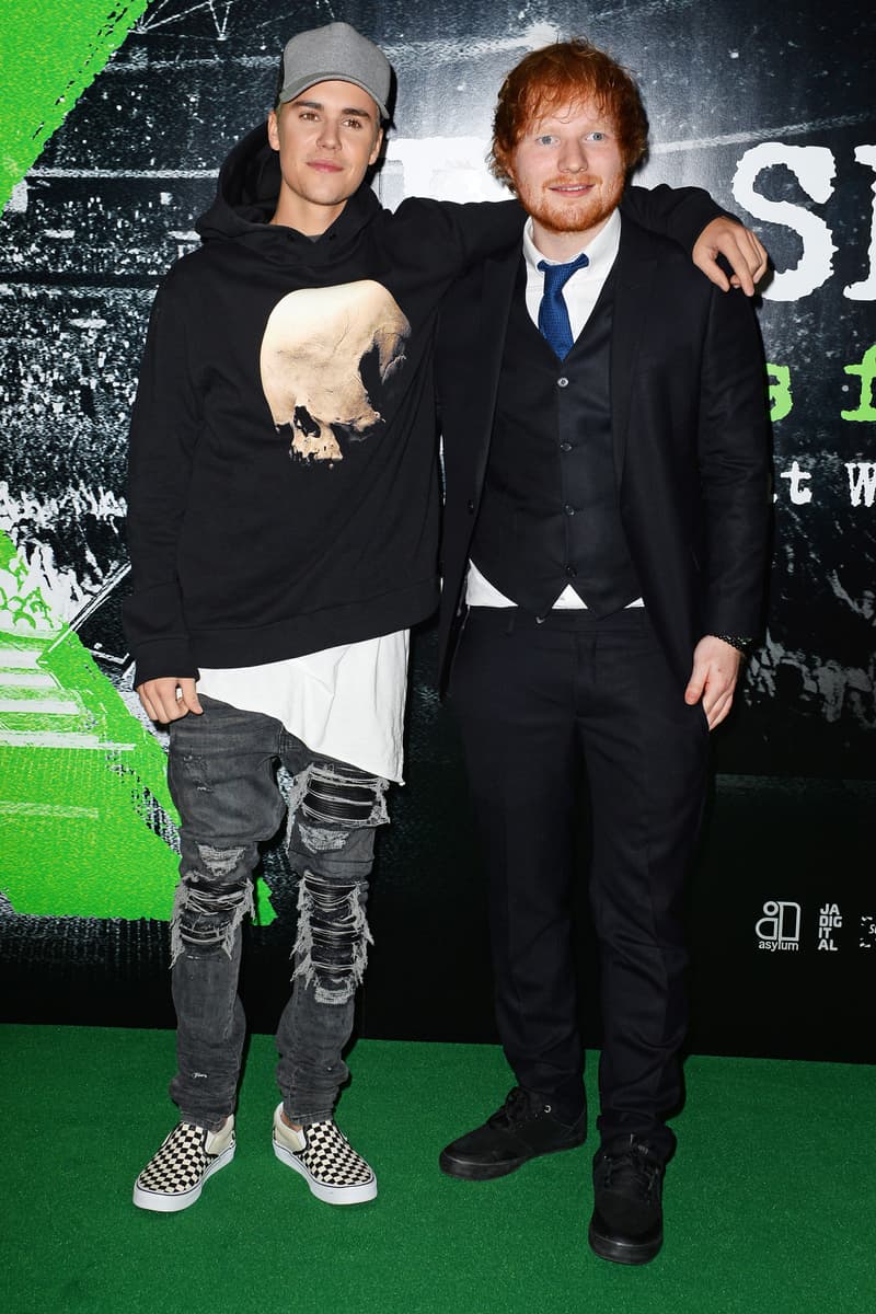 Justin Bieber Ed Sheeran "I Don't Care" Release Stream Lyrics Video Listen