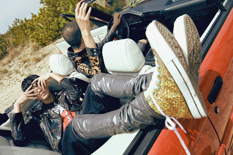 JW Anderson  Converse Glitter Chuck 70 Run Star Hike Collaboration Editorial Ahreum Ahn Model