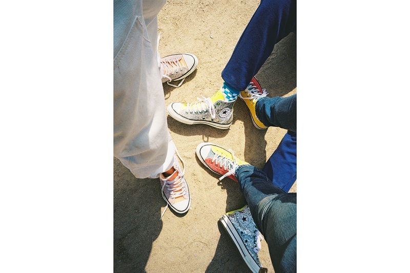 JW Anderson  Converse Glitter Chuck 70 Run Star Hike Collaboration Editorial Ahreum Ahn Model