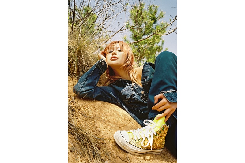 JW Anderson Converse Glitter Chuck 70 Run Star Hike Collaboration Editorial Ahreum Ahn Model