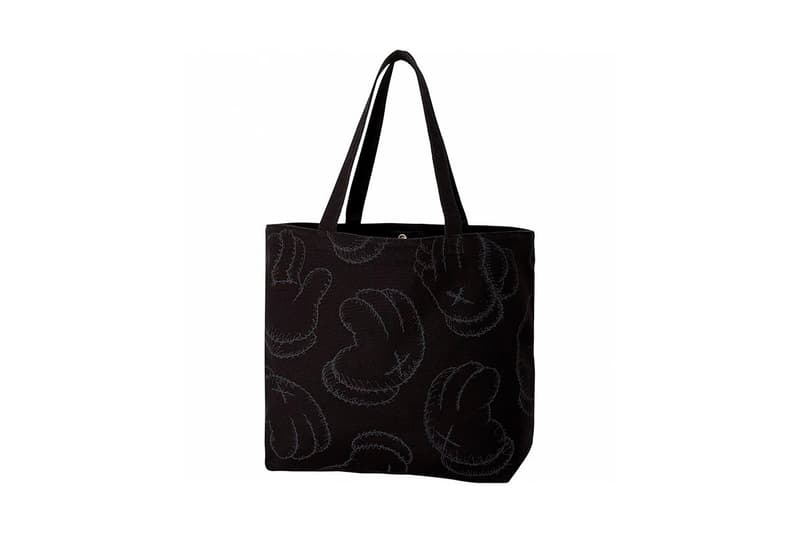 KAWS x Uniqlo UT Companion BFF Collaboration Summer 2019 Bag Black