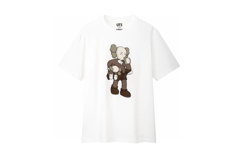 KAWS x Uniqlo UT Companion BFF Collaboration Summer 2019 Pocket T-shirt White