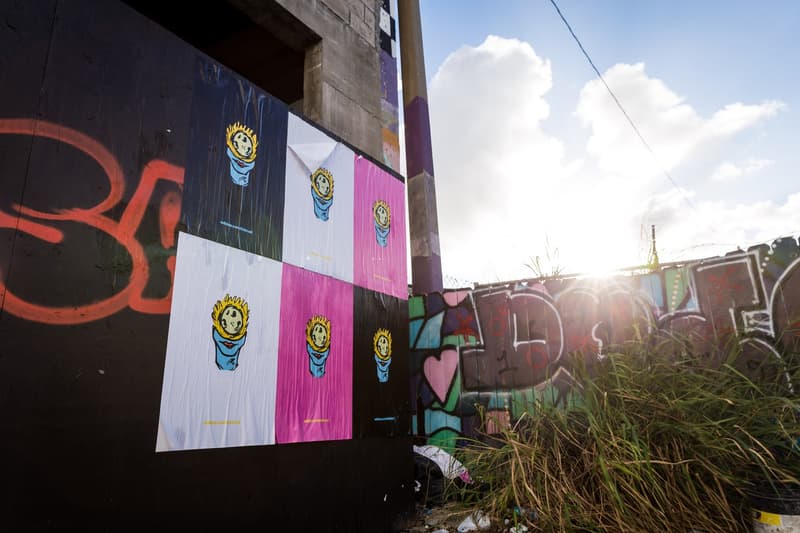 Kid Cudi x adidas Collaboration Partnership Graphic Poster Pink White