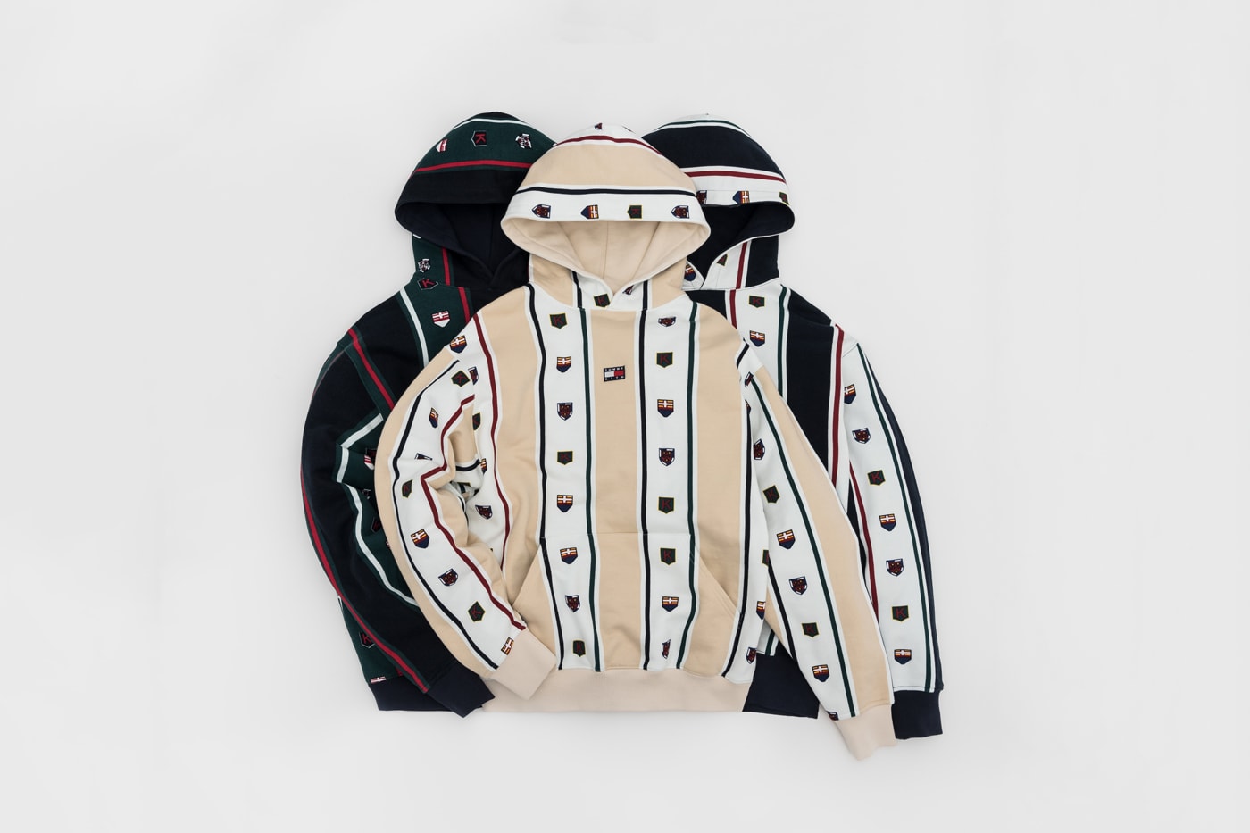KITH x Tommy Hilifiger Capsule Collection Hoodies Black Tan