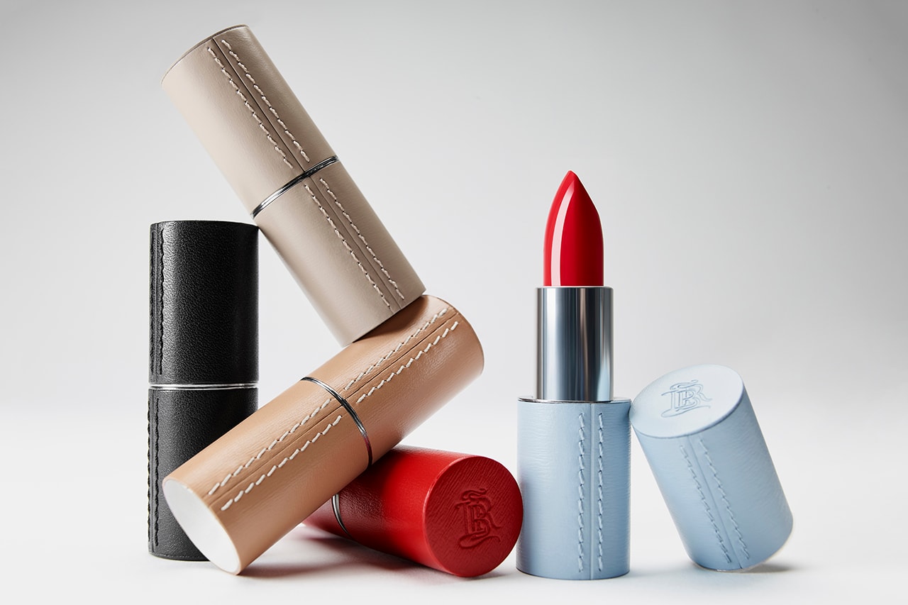 La Bouche Rouge Paris Beauty Makeup Lipsticks Brand Sustainable Sustainability Leather Case Red Beige Blue Red Black