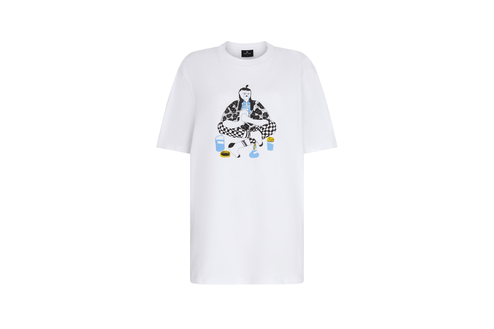 Lazy Oaf Mental Health Awareness Collection T Shirt White