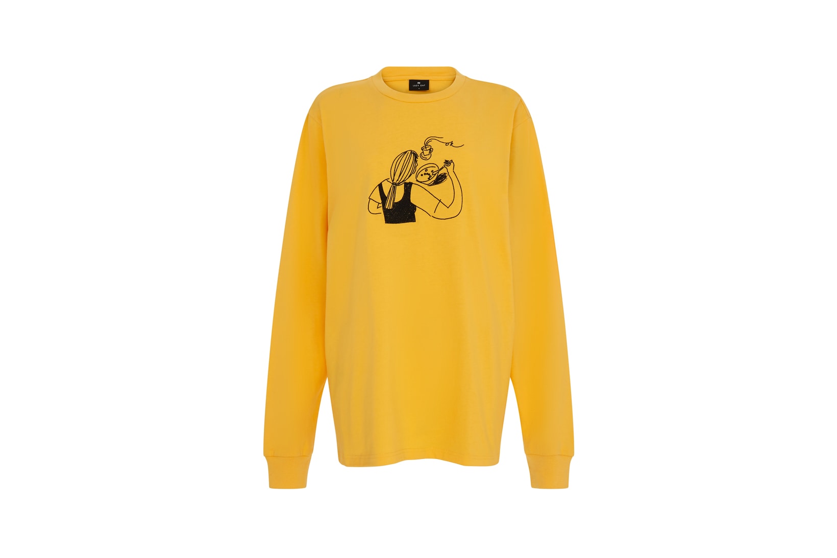Lazy Oaf Mental Health Awareness Collection Sweatshirt Yellow