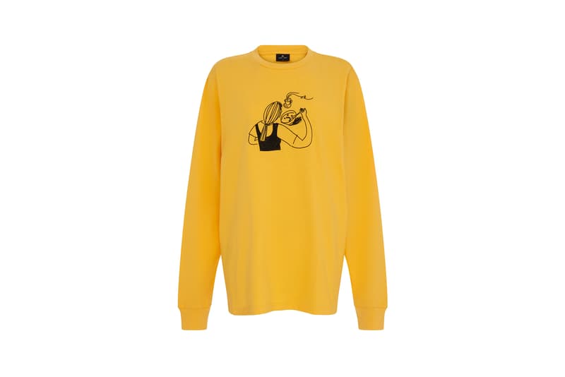 Lazy Oaf Mental Health Awareness Collection Sweatshirt Yellow