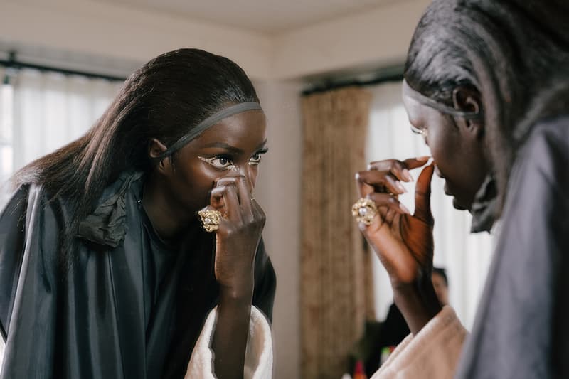 Anok Yai Model Met Gala 2019 Getting Ready Burberry Riccardo Tisci Outfit Look Interview Behind The Scenes