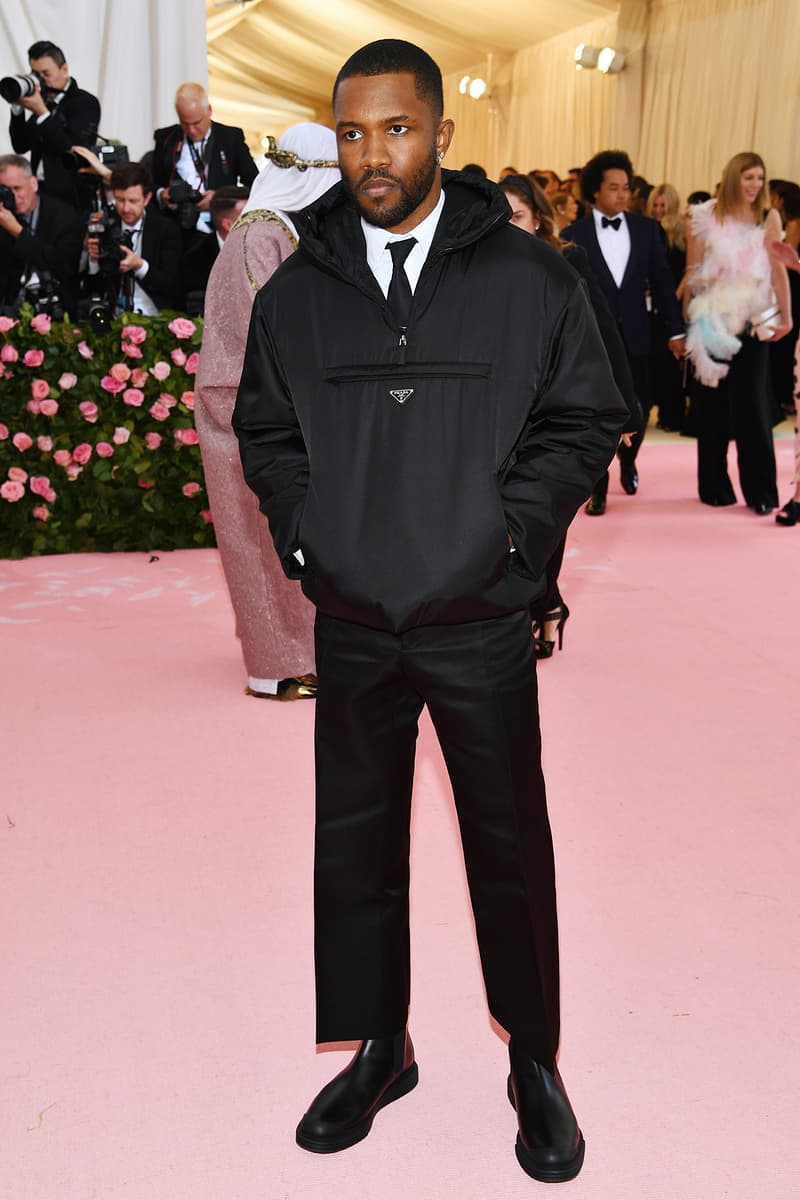 Frank Ocean Prada Suit Tie Met Gala 2019 Red Carpet Camp Notes on Fashion