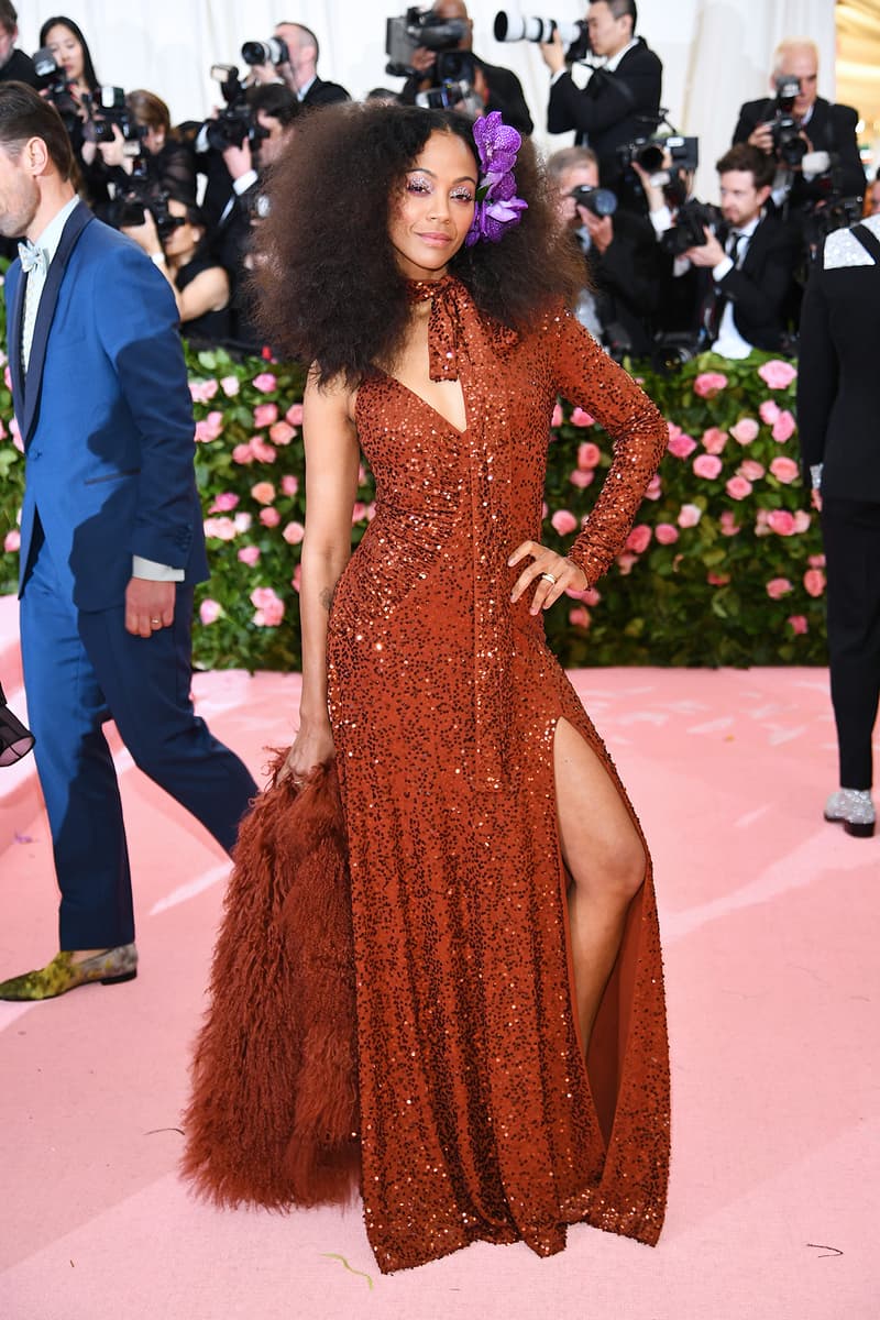 Zoe Saldana Met Gala 2019 Red Carpet Camp Notes on Fashion