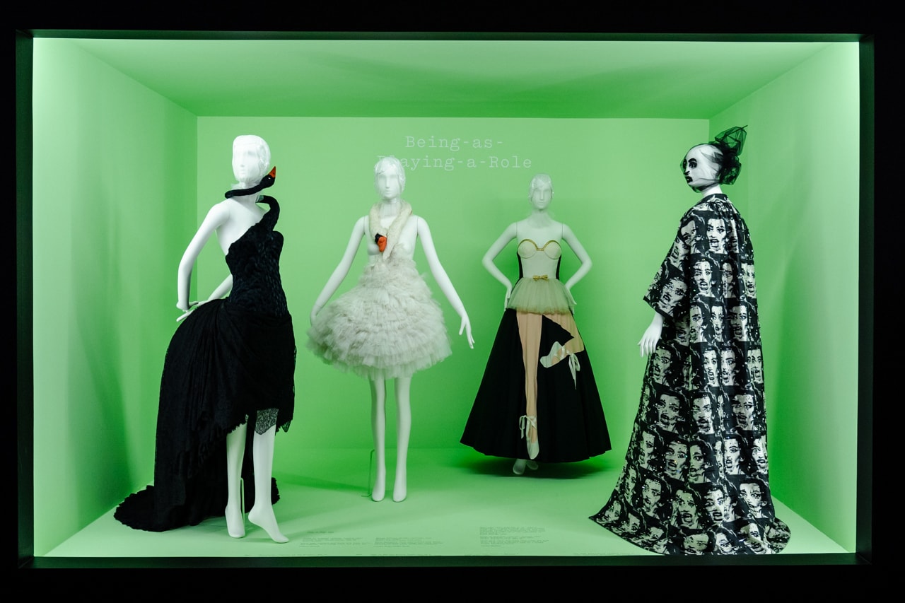 Metropolitan Museum of Art Spring 2019 Camp Notes on Fashion Exhibition Dresses Black Cream White
