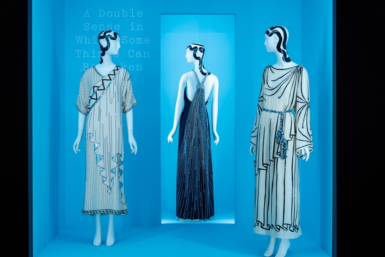 Metropolitan Museum of Art Spring 2019 Camp Notes on Fashion Exhibition Dresses Cream Blue