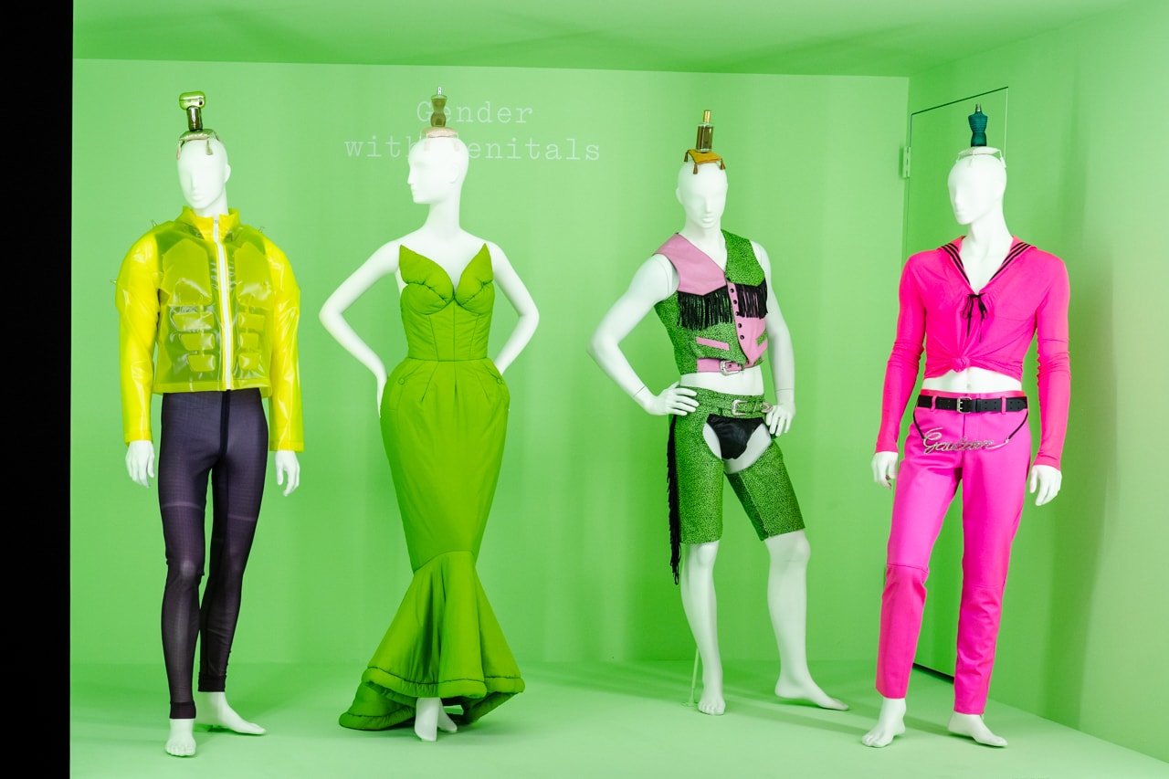 Metropolitan Museum of Art Spring 2019 Camp Notes on Fashion Exhibition Jacket Yellow Dress Green Suit Pink