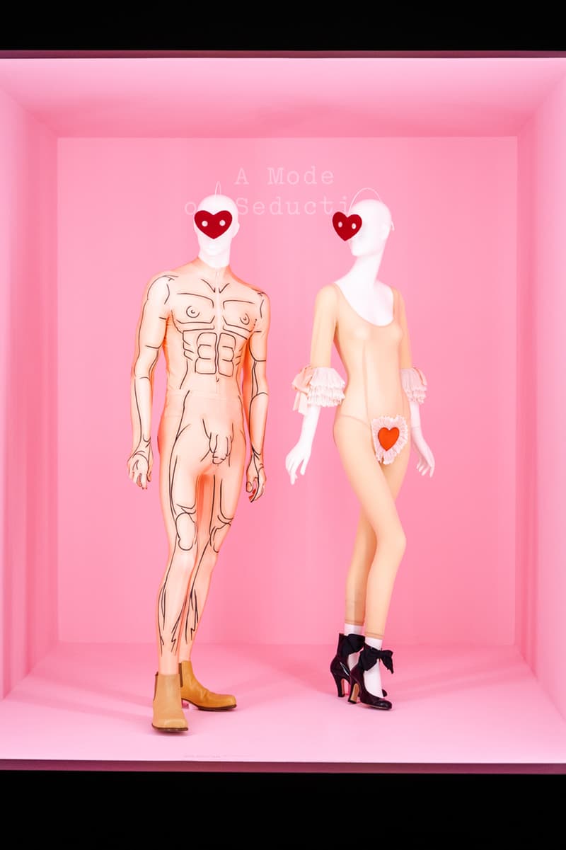 Metropolitan Museum of Art Spring 2019 Camp Notes on Fashion Exhibition Bodysuit Cream Pink Red