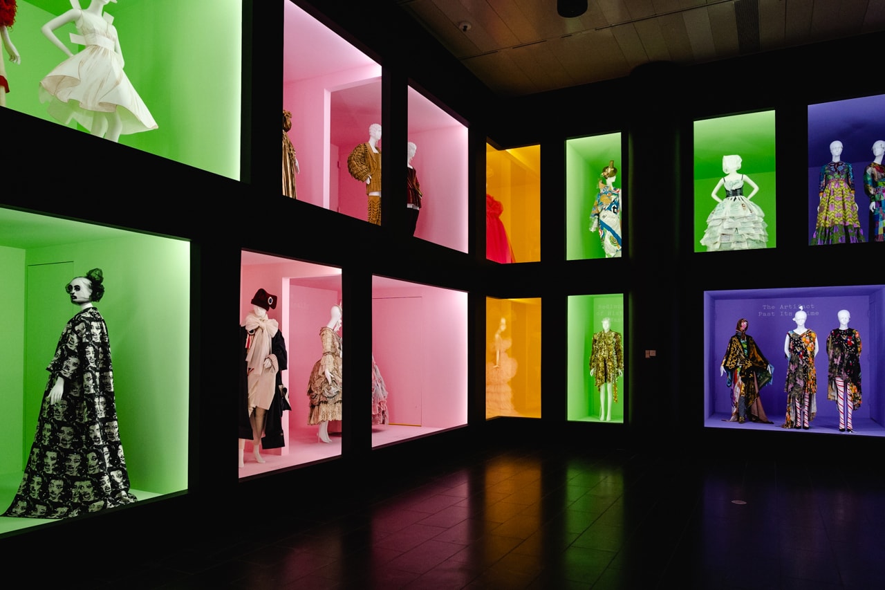 Metropolitan Museum of Art Spring 2019 Camp Notes on Fashion Exhibition Dresses Yellow Black Pink