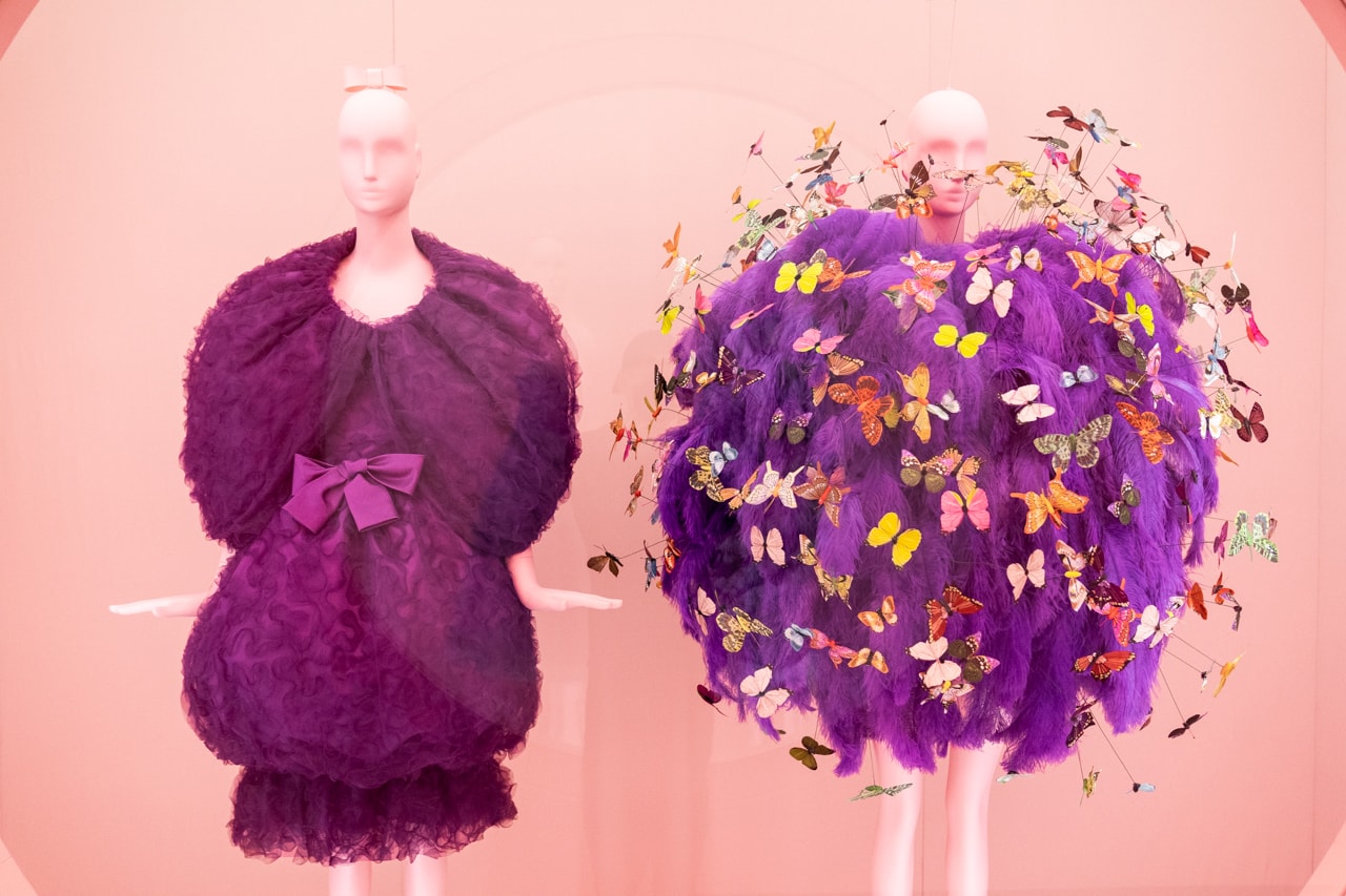 Metropolitan Museum of Art Spring 2019 Camp Notes on Fashion Exhibition Dresses Purple