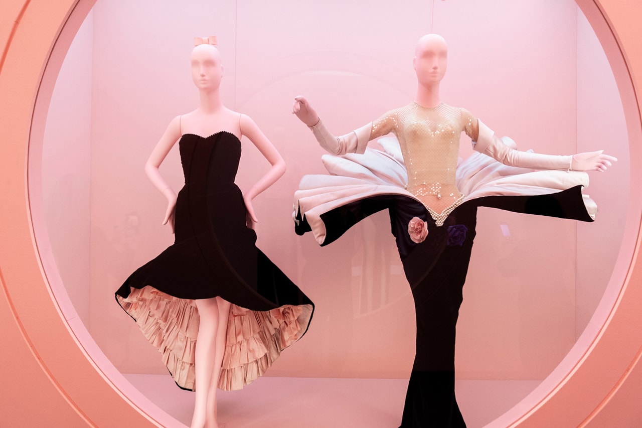 Metropolitan Museum of Art Spring 2019 Camp Notes on Fashion Exhibition Mugler Dress Black Cream
