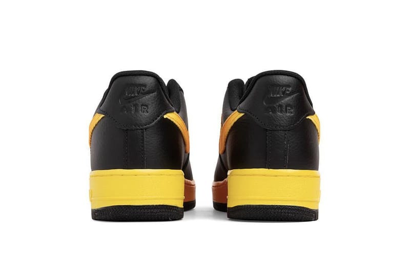 black af1 yellow swoosh