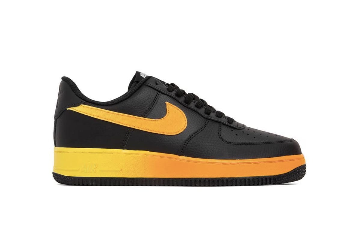 yellow and black air forces