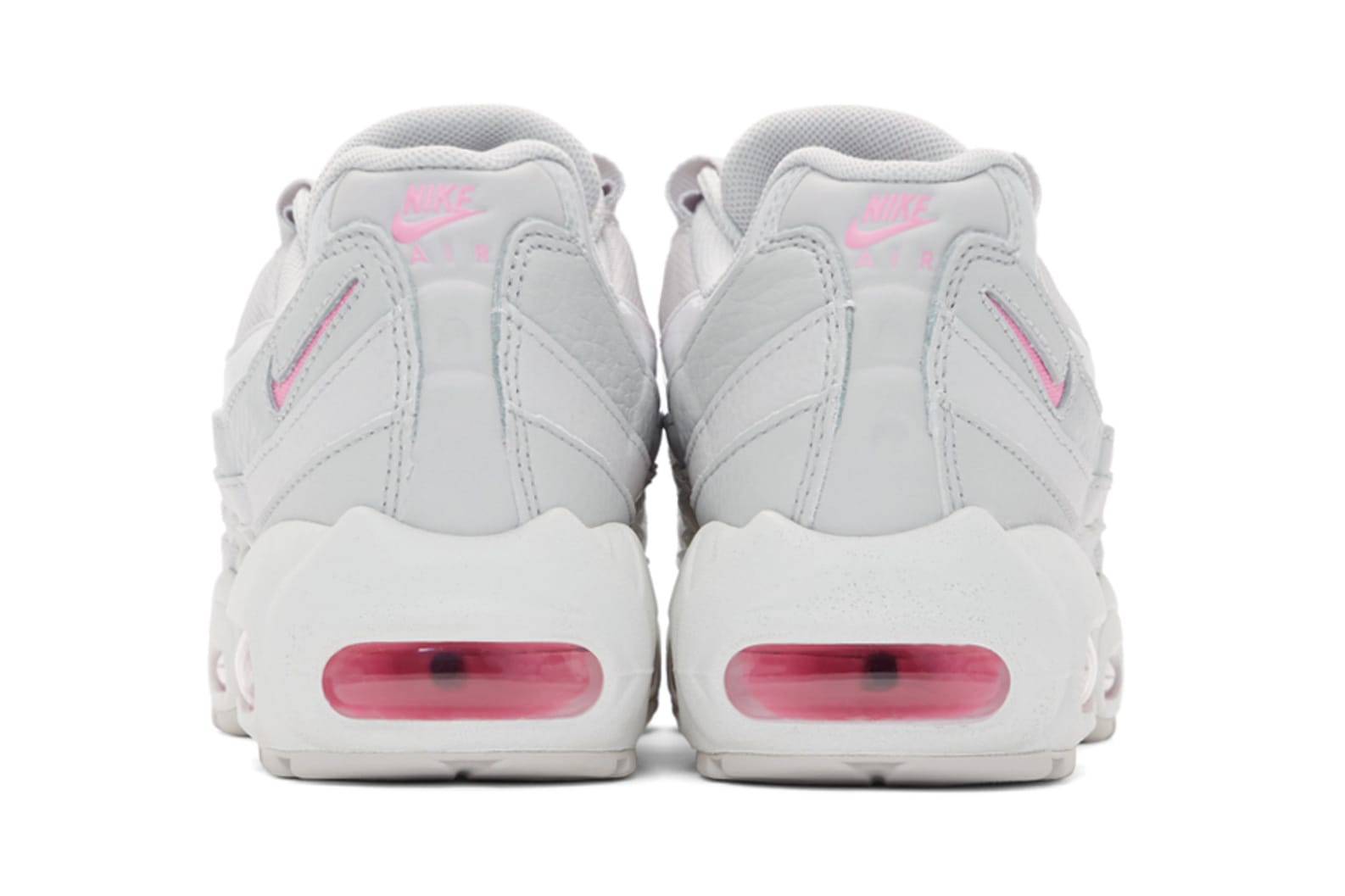 gray and pink air max 95