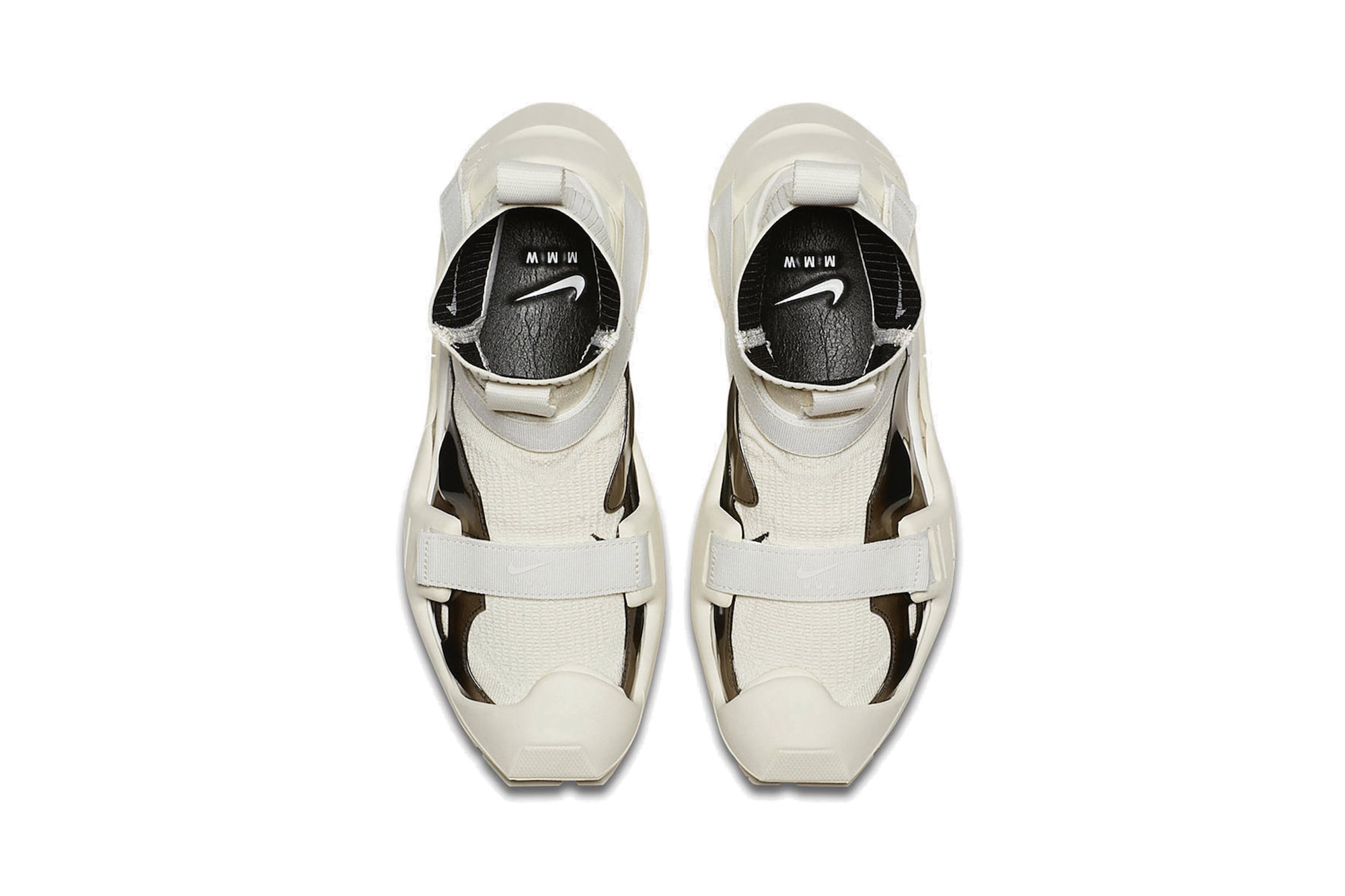 ALYX Nike Vibram Sock Sneaker Matthew Williams Black White First Look Logo Swoosh Detachable Sole Release Date
