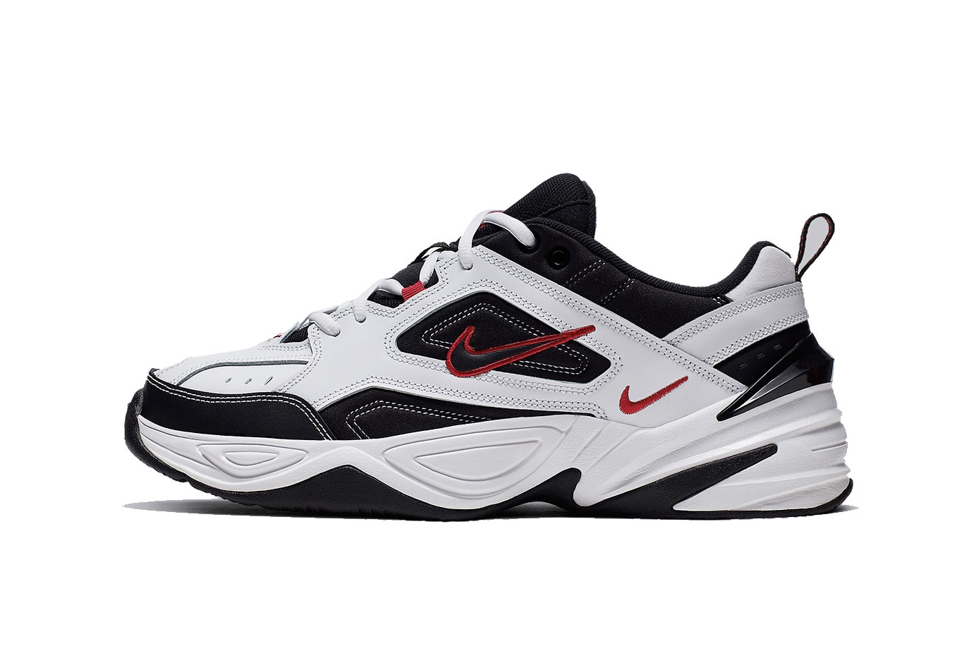 Nike M2K Tekno Monarch Red White Black Sneaker Release Drop Shoe Footwear Trainer Chunky 