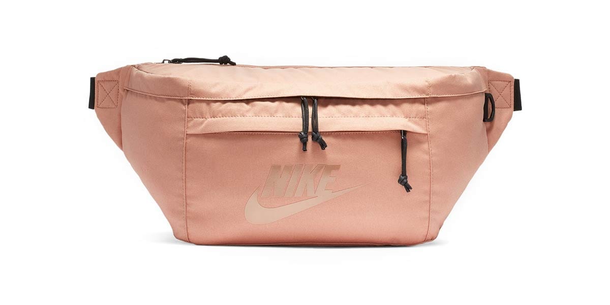 nike fanny pack gold
