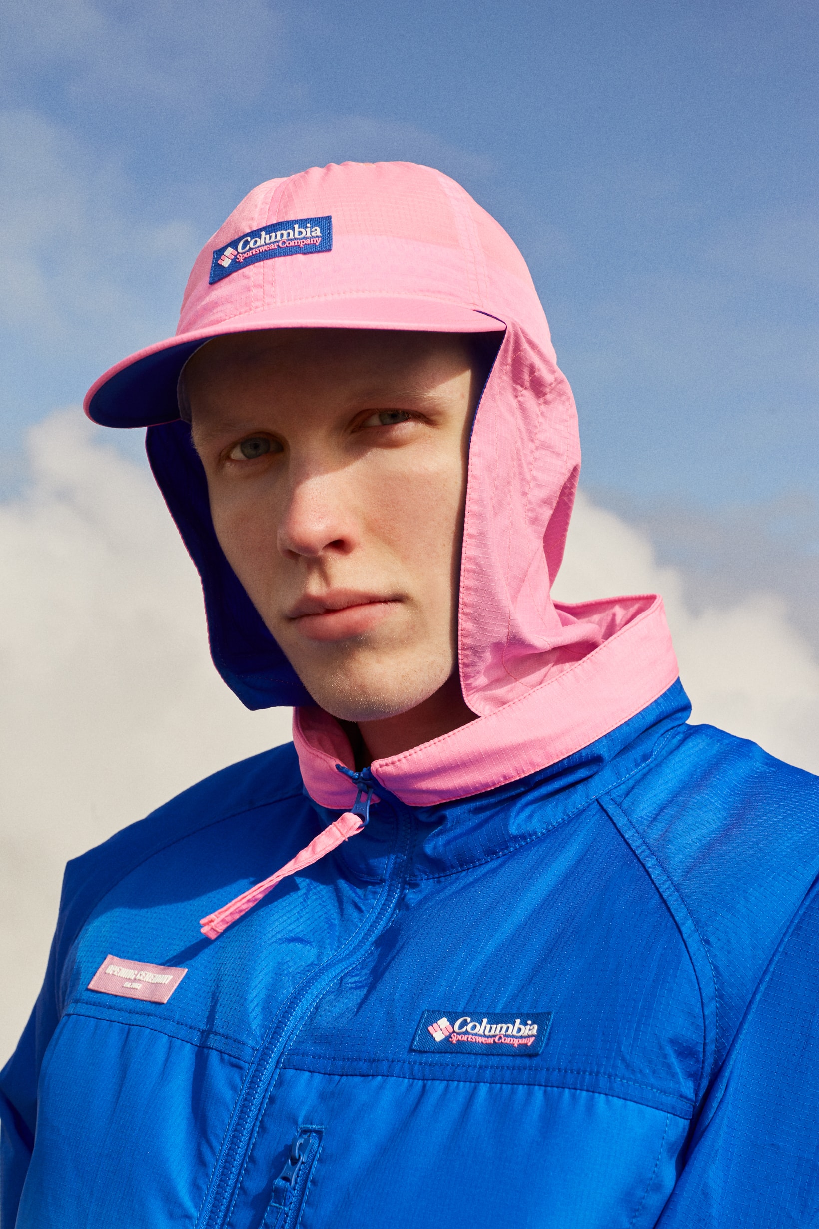 Opening Ceremony x Columbia Spring 2019 Capsule Collection Jacket Hat Pink Blue