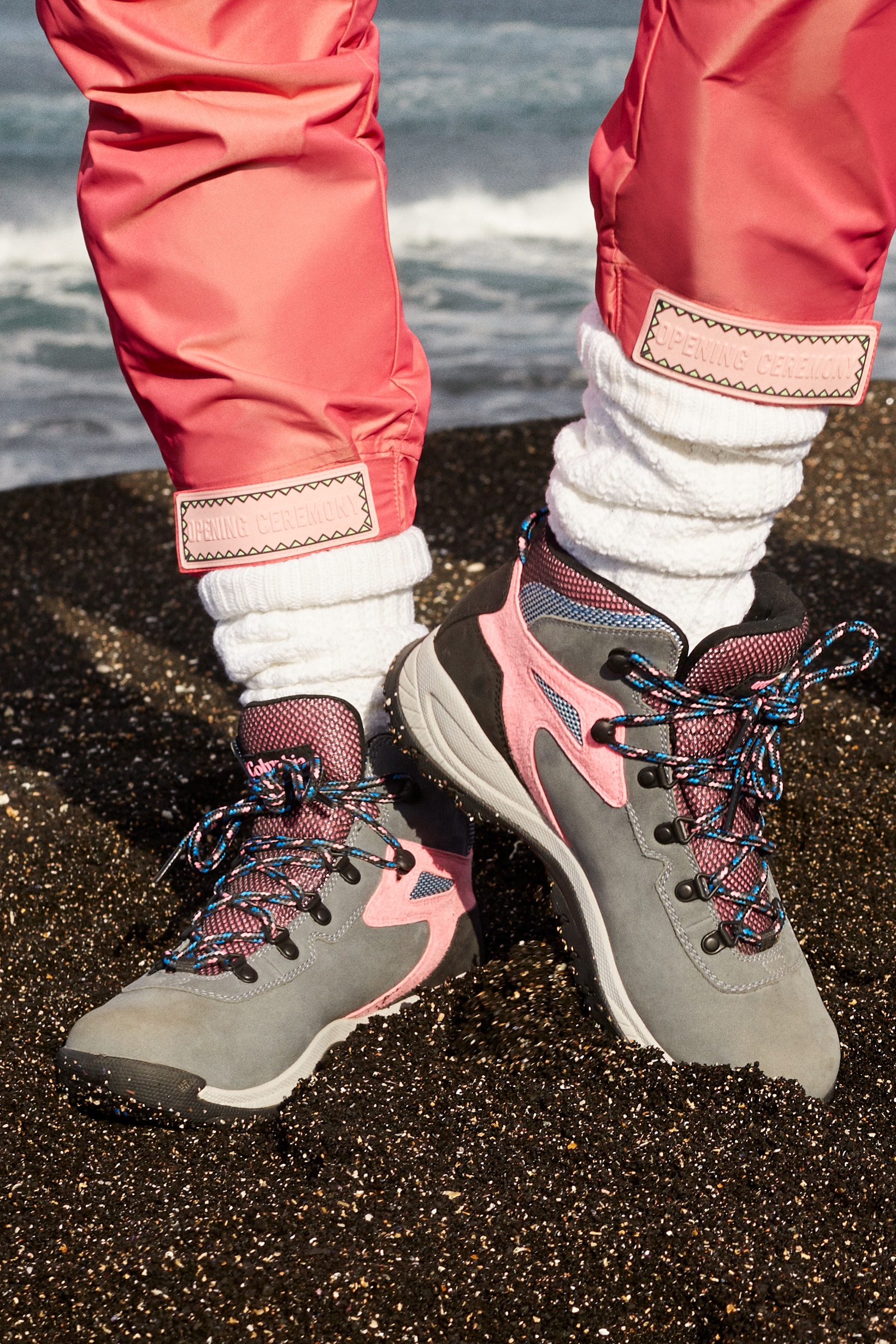 Opening Ceremony x Columbia Spring 2019 Capsule Collection Hiking Boots Grey