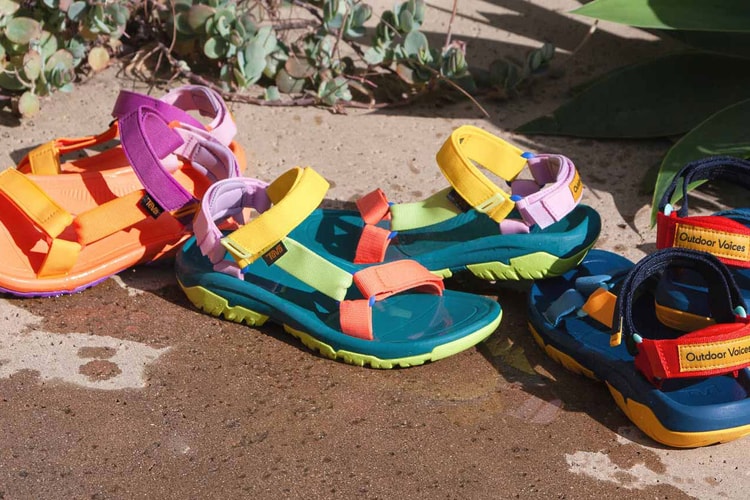 Outdoor Voices x Teva Debut Multicolored Sandals for Summer 2019